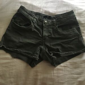 Colored Denim Shorts